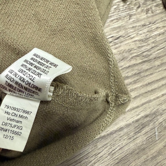 D-Signed Disney Girls Olive Green Fringe Military Jacket Lace Trim Size L 14/16 - Picture 6 of 8